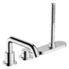 Смеситель для ванны на 3 отверстия Hansgrohe Tecturis S, хром (73447000) Для ванны Хром