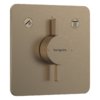 Смеситель скрытого монтажа для душа Hansgrohe DuoTurn Q, бронза (75414140) Для душа Бронза