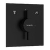 Смеситель скрытого монтажа для душа Hansgrohe DuoTurn E, черный матовый (75417670) Для душа Черный матовый