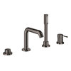 Смеситель для ванны Grohe Essence New, темный графит глянцевый (19578A01) Для ванны Графит, Черный, Черный глянцевый 