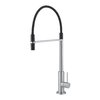 Смеситель для кухни с гибким шлангом Quadro Design Inox, нерж. сталь (604 AS) Для кухни Нерж. сталь
