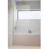 Стационарная шторка для ванны Radaway Modo SL Brushed Gold PNJ II 50L (10316050-99-01L) Radaway Modo SL Стаціонарні