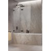 Распашная шторка для ванны Radaway Essenza Pro Brushed GunMetal PND II 130L (10102130-92-01L) Essenza Pro Распашные 
