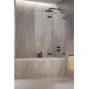 Распашная шторка для ванны Radaway Essenza Pro Brushed GunMetal PND II 130R (10102130-92-01R) Essenza Pro Распашные 