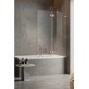 Распашная шторка для ванны Radaway Essenza Pro Brushed Copper PND II 140R (10102140-93-01R) Essenza Pro Распашные 