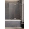 Распашная шторка для ванны Radaway Essenza Pro Brushed Nickel PND II 130R (10102130-91-01R) Essenza Pro Распашные 