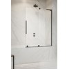 Раздвижная шторка для ванны Radaway Furo SL Black PND II 120R (10309638-54-01R+10112594-01-01) Radaway Furo SL Розсувні