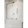 Раздвижная шторка для ванны Radaway Furo SL Black PND II 120L (10309638-54-01L+10112594-01-01) Furo SL Раздвижные 
