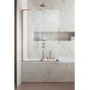 Раздвижная шторка для ванны Radaway Furo SL Brushed Copper PND II 120L (10309638-93-01L+10112594-01-01) Furo SL Раздвижные 