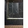Раздвижная шторка для ванны Radaway Furo SL Brushed Gold PND II 110L (10309588-99-01L+10112544-01-01) Furo SL Раздвижные 