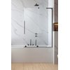 Раздвижная шторка для ванны Radaway Furo SL Brushed GunMetal PND II 120R (10309638-92-01R+10112594-01-01) Furo SL Раздвижные 