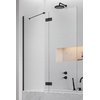 Распашная шторка для ванны Radaway Essenza Black PND II 100L (110002100-54-01L) Essenza Black Распашные 