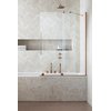 Раздвижная шторка для ванны Radaway Furo Brushed Copper PND II 100R (10109538-93-01R+10112494-01-01) Radaway Furo Розсувні
