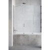 Раздвижная шторка для ванны Radaway Furo Brushed Nickel PND II 160L (10109838-91-01L+10112794-01-01) Radaway Furo Розсувні