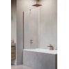 Стационарная шторка для ванны Radaway Modo NEW Brushed Copper PNJ II 60 (10006060-93-01) Modo New Стационарные 