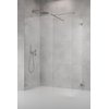 Душевая перегородка Radaway Essenza Pro Brushed Nickel Walk-in III 95x100 см (10103095-91-01+10103100-91-01+389000-91) walk-in Прозоре
