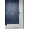 Душевая перегородка Radaway Furo Brushed Gold Walk-in 130R (10106688-99-01R+10110644-01-01) walk-in Прозрачное