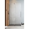 Душевая перегородка Radaway Furo Brushed GunMetal Walk-in 130L (10106688-92-01L+10110644-01-01) walk-in Прозрачное