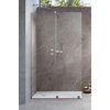 Душевая перегородка Radaway Furo Brushed Nickel Walk-in 100L (10106538-91-01L+10110494-01-01) walk-in Прозрачное
