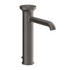 Смеситель для раковины 247 мм с донным клапаном Gessi Origini, черный матовый металлик (66005-707) Для раковины Черный матовый металлик