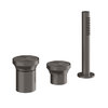 Змішувач для ванни Gessi Origini, чорний матовий металік (66043-707) Для ванни Черный матовый металлик