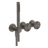 Смеситель для душа настенный Gessi Origini, черный матовый металлик (66036-707) Для душа Черный матовый металлик