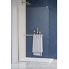 Душевая перегородка Radaway Modo New Brushed Gold II с полотенце держателем 90 см (389094-99-01W) walk-in Прозоре