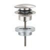 Донный клапан Grohe, суперсталь (65807DC0) Push-open Для раковин 