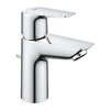 Змішувач для раковини Grohe BauEdge S-size, хром (23328001) Для раковини Хром