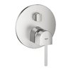 Змішувач з перемикачем на 3 положення Grohe Plus, суперсталь (24093dc3) Для ванни, Для душа Нерж. сталь