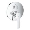 Змішувач з перемикачем на 3 положення Grohe Lineare, хром (24095001) Для ванни, Для душа Хром
