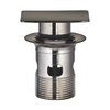Донный клапан Grohe, графит матовый (40565AL0) Push-open Для раковин 