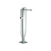 Напольный смеситель Grohe Eurocube, суперсталь (23672DC1) Для ванны Нерж. сталь