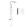 Душевая система с термостатом Grohe Euphoria Cube System 230, хром (26087000) Душевые стойки Хром