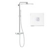 Душевая система с термостатом Grohe Euphoria SmartControl System 310 Cube Duo, белый (26508LS0) Душевые стойки Белый