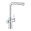 Смеситель для кухни с подключением к фильтру Grohe Blue Pure Minta, хром (30590000) Для кухни Хром