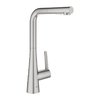 Смеситель однорычажный для мойки Grohe Zedra, суперсталь (32553DC2) Для кухни Нерж. сталь