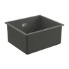 Кухонная мойка 45,7х40,6 см Grohe K700U, серый гранит (31653AT0) Накладные, Под столешницу Прямоугольные Серый гранит