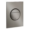 Клавиша смыва Grohe Nova Cosmopolitan S, графит темный матовый (37601AL0) Пневматические Для унитазов Пневматические