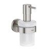 Дозатор жидкого мыла с настенным держателем Grohe Essentials, суперсталь (40448DC1) Дозаторы жидкого мыла Grohe