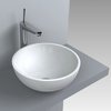 Раковина накладная Fancy Marble Mona 420, белый (304101) На столешницу Круглые