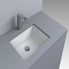 Раковина встраиваемая Fancy Marble Lester 405, белый (8704101) Встраиваемые снизу Прямоугольные