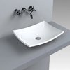 Раковина накладная Fancy Marble Natura 480, белый матовый (105103) На столешницу Прямоугольные