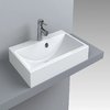 Раковина накладная Fancy Marble UM 550, белый (1005101) На столешницу Прямоугольные