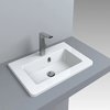 Раковина вбудована Fancy Marble Annabelle 600, білий матовий (4006103) Вбудовувані зверху 