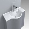 Раковина встраиваемая Fancy Marble Lucy 900, белый матовый (1209103) Встраиваемые сверху Полукруглые, Прямоугольные