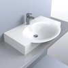 Раковина накладная Fancy Marble Carme 800, белый (3408101) На столешницу, Подвесные Прямоугольные