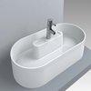 Раковина накладная Fancy Marble Lika 900, белый (8009101) На столешницу Овальные