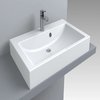 Раковина накладная Fancy Marble Nicole 750, белый (3207101) На столешницу, Подвесные Прямоугольные
