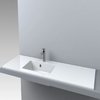 Раковина вбудована Fancy Marble Lauretta 1500 L, білий матовий (5615303) Вбудовувані зверху 